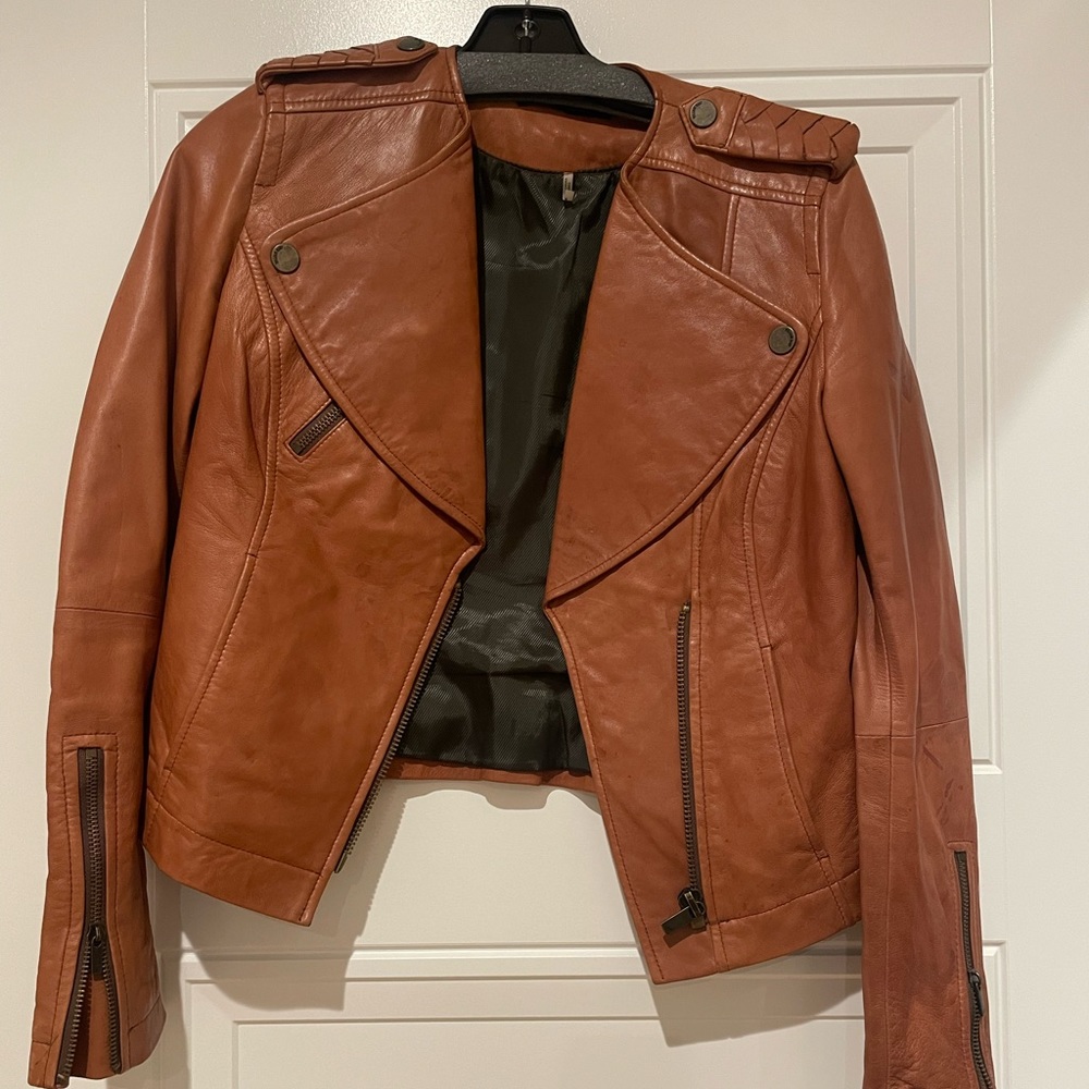 William Rast 100% genuine Leather Jacket - size small